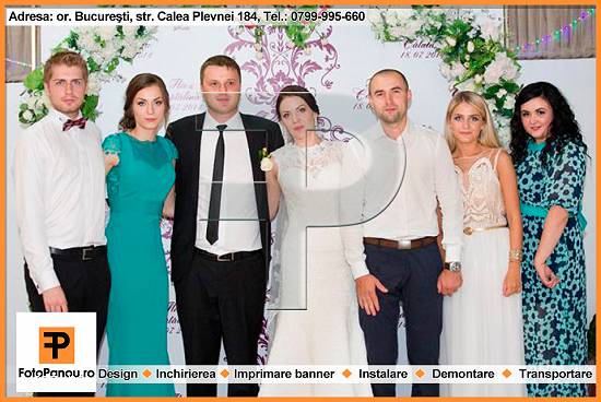 Foto panou pentru nunta ,  botez ,  zi de nastere
