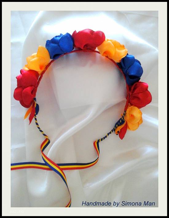 Coronita tricolora Hai Romania!