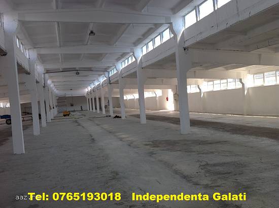 HALE DE DEPOZITARE SAU PRODUCTIE 0.50€/M2 INDEPENDENTA GALATI