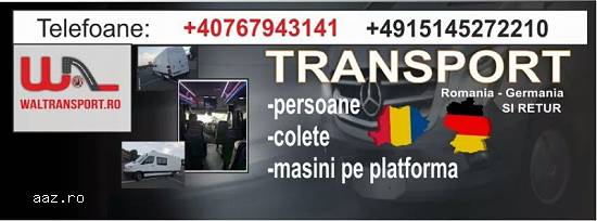 Transport persoane si colete Romania Germania wal