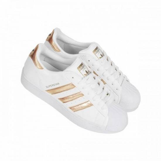 Adidas Superstar Alb-Auriu