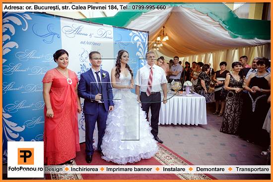 Foto panou pentru nunta ,  botez ,  zi de nastere