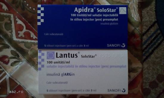 Insulină Apidra si Lantus
