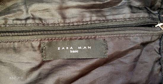 Geanta de fas de culoare neagra,  marca ZARA