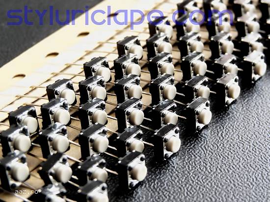 CONTACTE TACTILE - cu doi pini,  pentru orga.