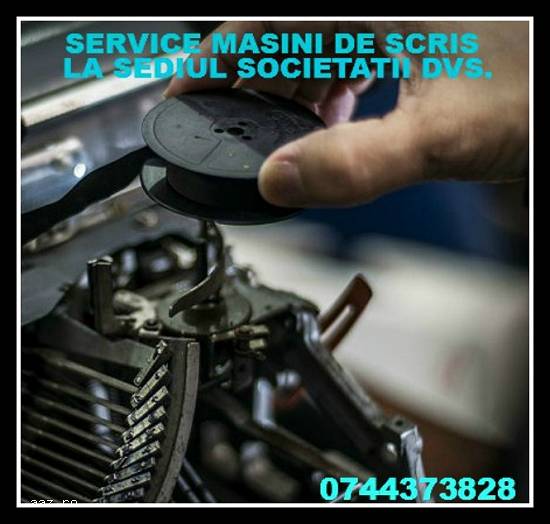 Mentenanta&consumabile ptr. masini de scris mecanice si electrice.