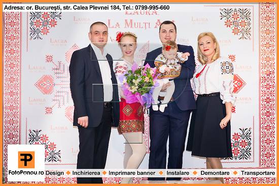 Noi iti vom crea cel mai tare design pentru panoul foto/foto cornerul unde vei putea realiza cele ma