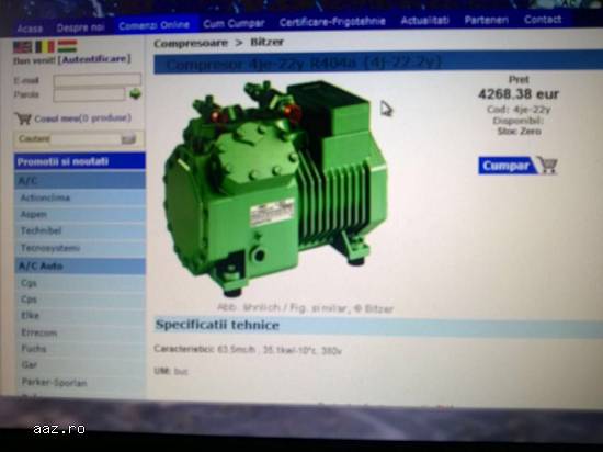 Compresor cu echipament complet