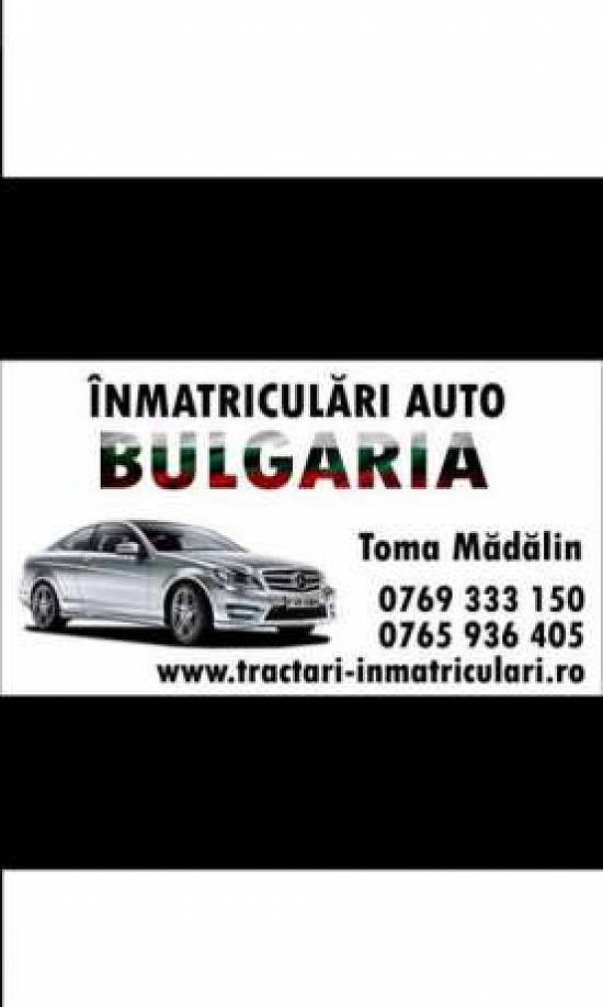 Tractari auto platforma slep non stop inmatriculari Bulgaria asigurari