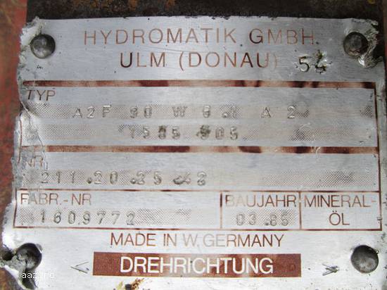 Hidromotor Hydromatik A2F90W6
