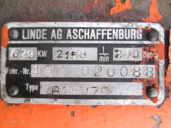 Pompa Linde B2PV75