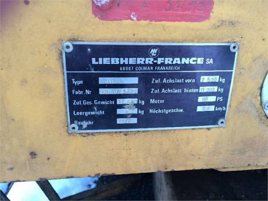 Piese de excavator Liebherr A911C