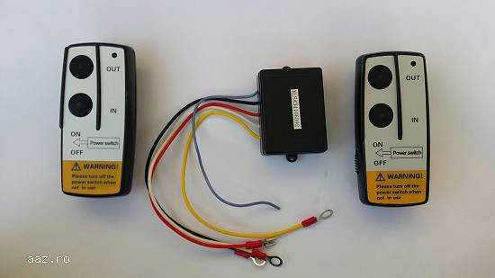 Set telecomanda universala pentru troliu electric noua,   la 12 sau 24V