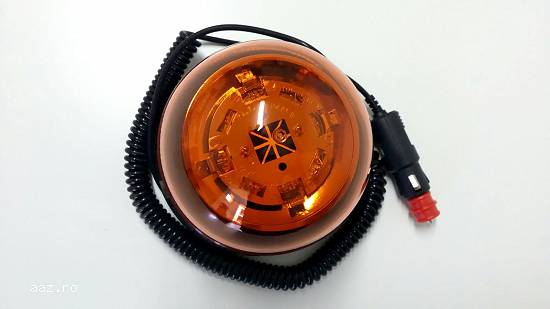 Lampa avertizare lumina galbena cu LED-uri