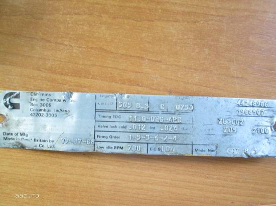 Piese de motor Cummins 6CT8.3