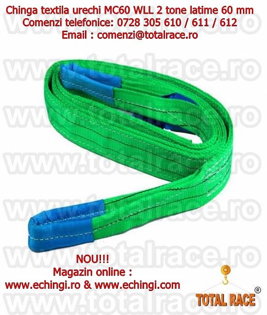 Dispozitive de ridicat sarcini din chingi textile