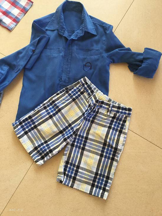 Pantaloni scurti,  camasi,  copii,  baieti,  7-9 ani
