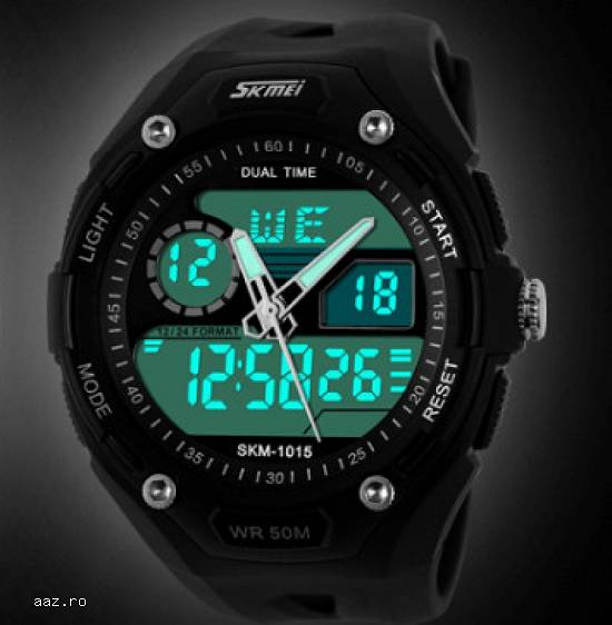 Ceas Sport Subacvatic,  Electronic,  Digital si Analogic cu Alarma,  Cronometru si lumina neon