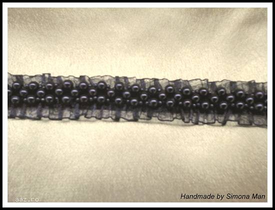Cordon brau accesoriu pentru rochii negru