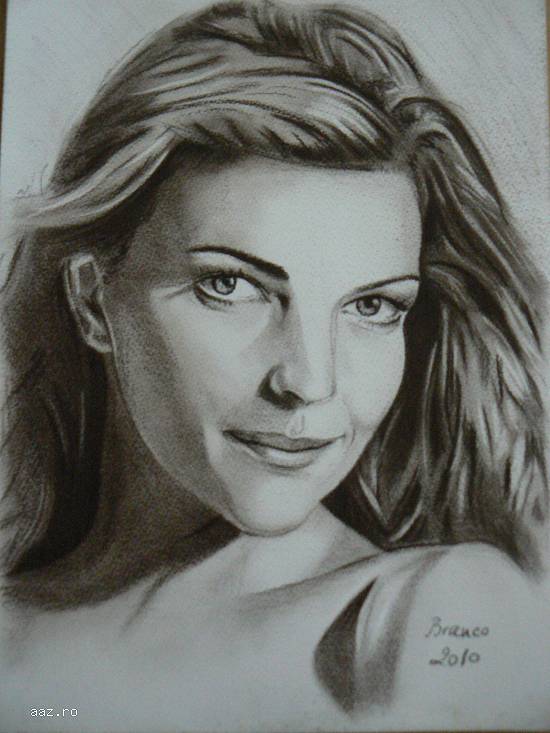 Portrete in carbune,  pastel sau ulei