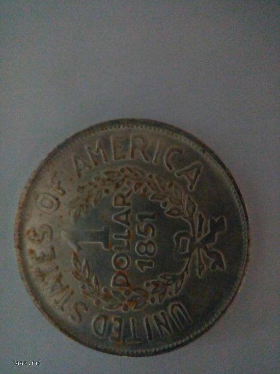 Moneda americana 1851 un dolar