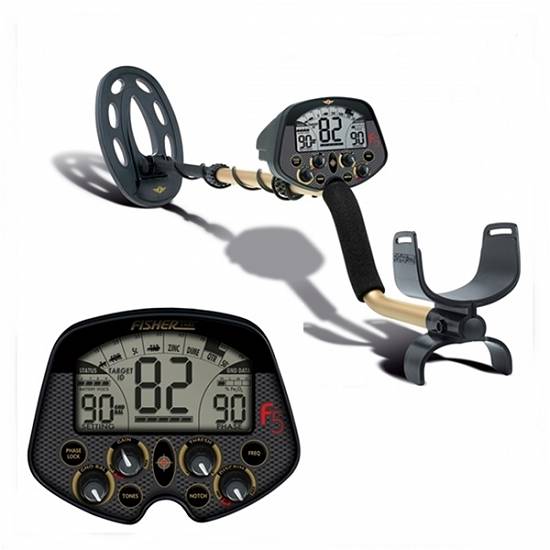 Detector de metale Fisher F5 cu bobină de 10”