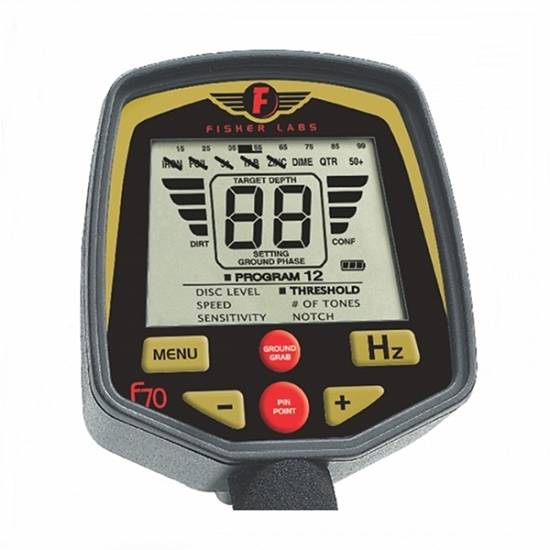 Detector de metale Fisher F70 cu bobină de 10”