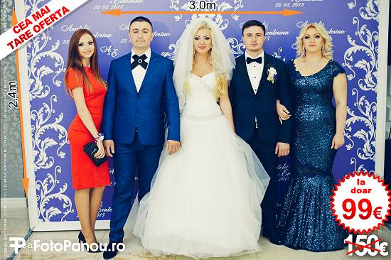 Foto panou la botez