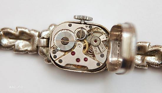 Vand ceas dama art-deco Stowa cu diamante