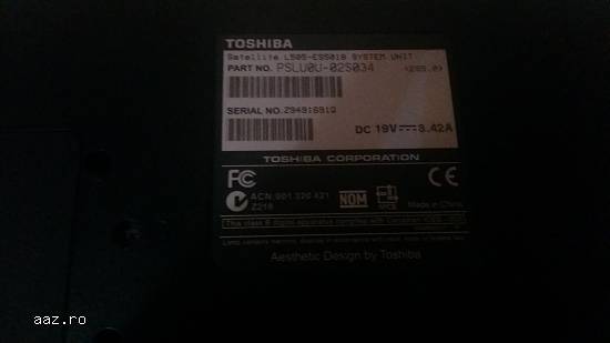 Vand laptop toshiba