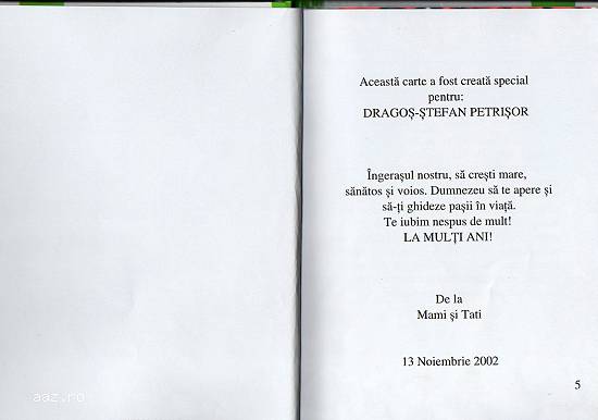Cărți personalizate pt. copii și tineri căsătoriți