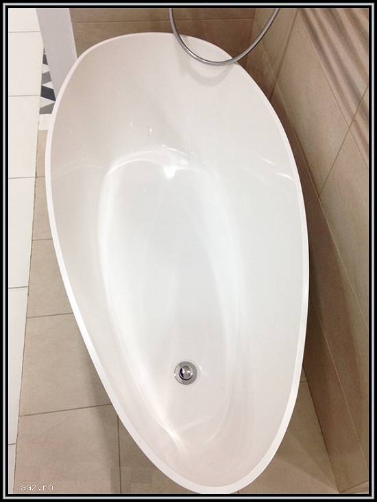 cazi de baie compozit marmura freestanding