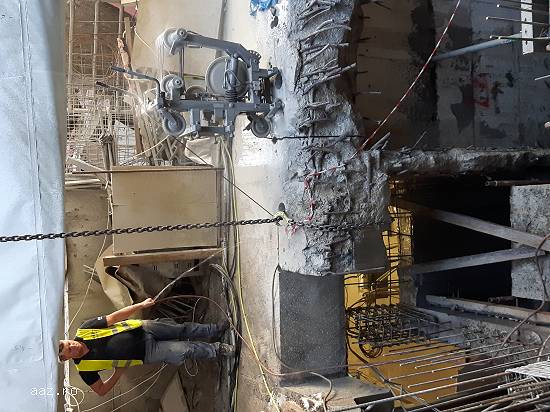Taiere beton cu fir diamantat