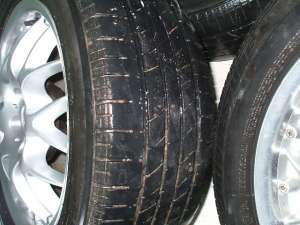 4 jante aliaj 16" + 4 cauciucuri+prezoane 260 euro