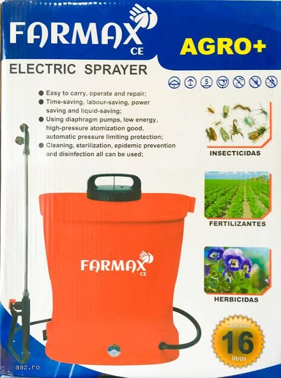 Pompa electrica tip rucsac Farmax