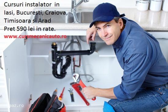 Oferta!Curs instalator instalatii tehnico-sanitare si gaze