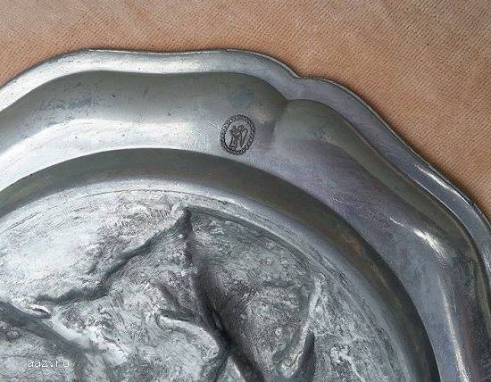 Farfurie din zinc masiv ER034