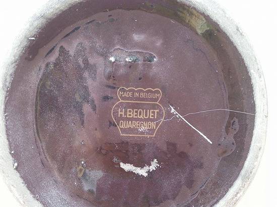 Carafa Portelan H Bequet Quaregnon Belgium ER047