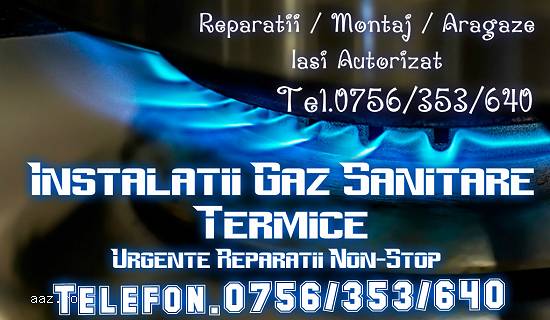 Montaj / Aragaz / Iasi / Reparatii Autorizate Plite Cuptoare -0756353640