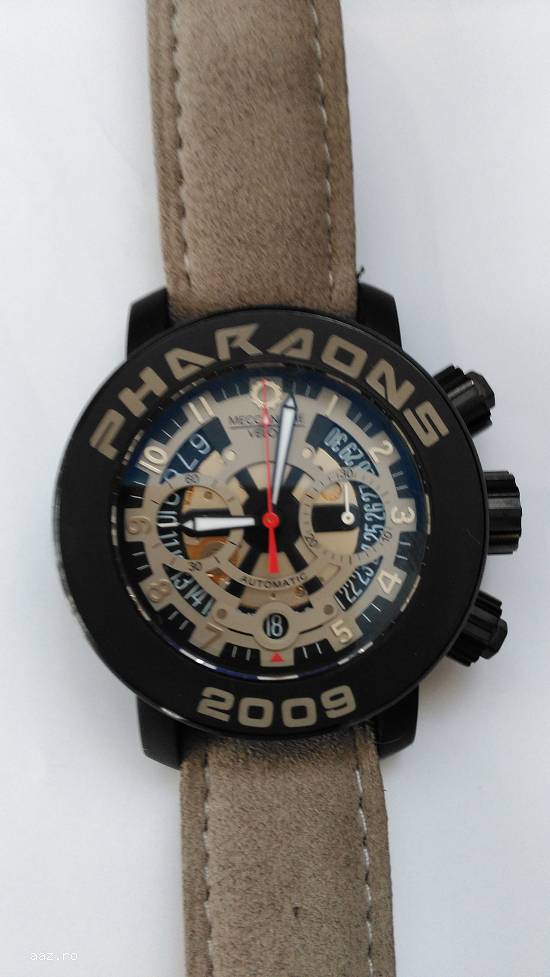 Vând ceas meccaniche veloci model pharaons