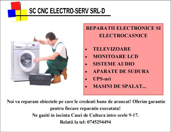 REPARATII ELECTRONICE SI ELECTROCASNICE