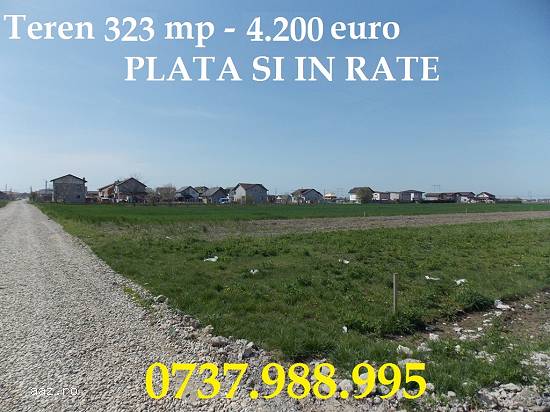 Teren intravilan IEFTIN in RATE / comuna Berceni