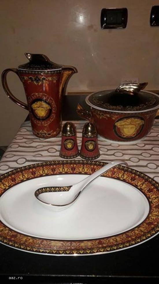 set vesela 147 piese portelan versace