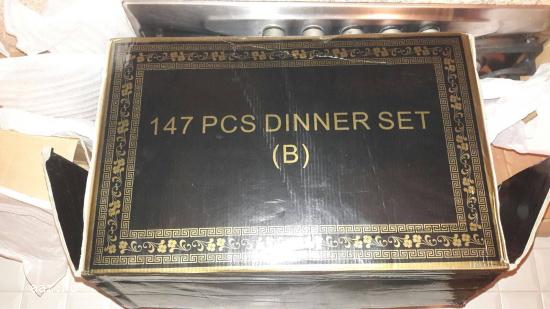 set vesela 147 piese portelan versace