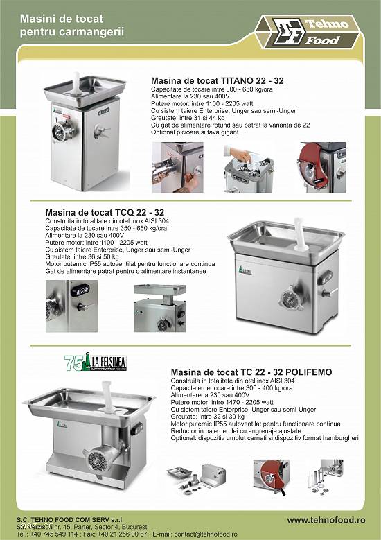 Masini si utilaje pentru carmangerii