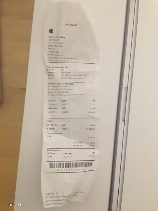 15 inch MacBook Pro Retina i7 2.8GHz 16GB RAM 512GB SSD