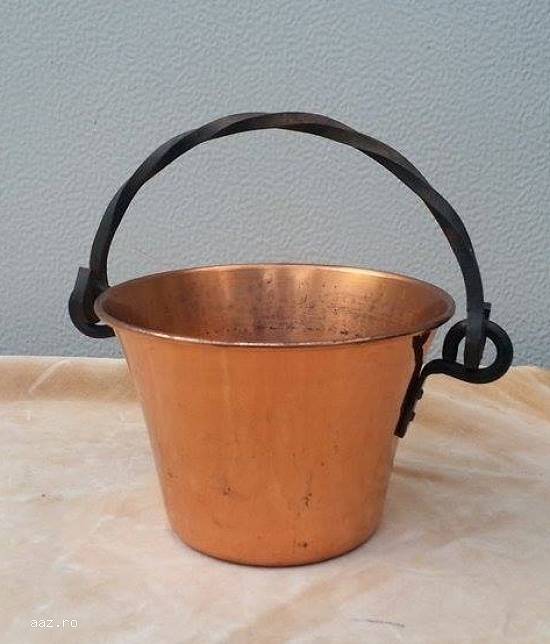 Jardiniera din cupru si fier forjat ER016