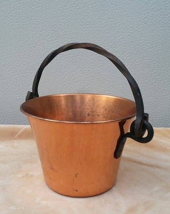 Jardiniera din cupru si fier forjat ER016