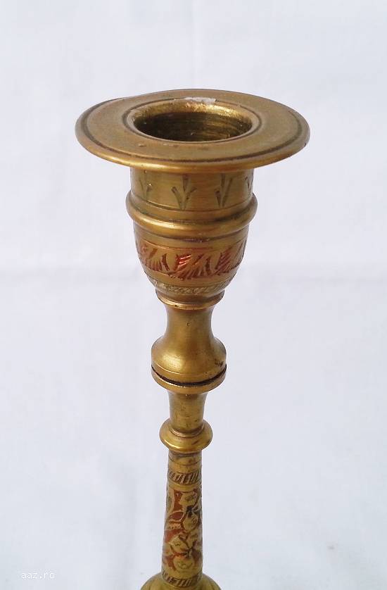 Sfesnic pictat alama/bronz ER293