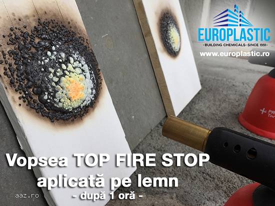 Vopsea antifoc pentru lemn Top Fire Stop